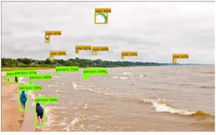 Fig. 1: Illustration of Tensor Flow Detection API 