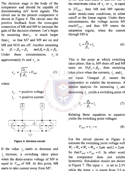 Figure 4: Decision circuit 