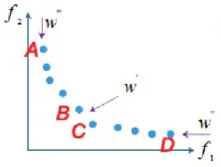 Figure 1. The multiple weight vector approach