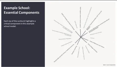 Fig. 2 Graphic summary model for each school