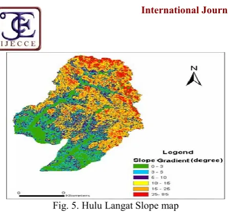 Fig. 5. Hulu Langat Slope map 