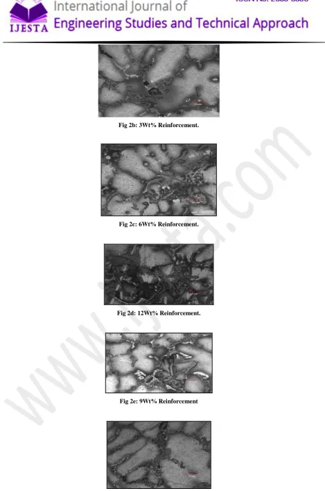 Fig 2b: 3Wt% Reinforcement. 