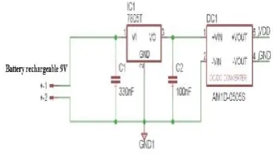 Fig. 14 Circuit diagram of the supply voltage.  