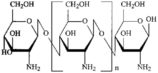 Figure 2. The structural formula of chitosan Figure 2. 