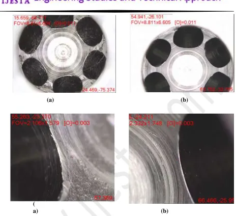 Figure 5: Inner Portion of Plunger Body (a-Before AFM, b-After AFM) 