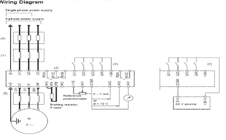Figure 5: Wiring diagram of Adjustable Speed Drive 