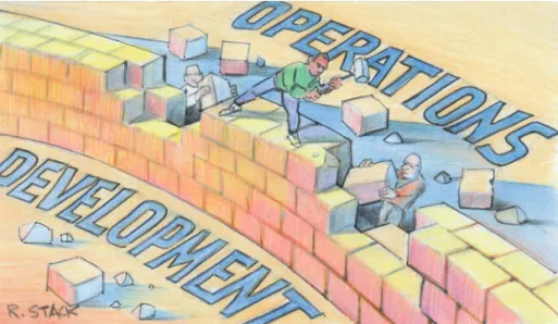FIGURE 1. The generic DevOps production and delivery process. It aims to better  integrate the development, production, and operations business processes with  adequate technology.
