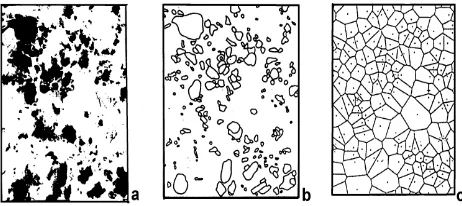 Figure 4.  Schematic illustration of interparticle distances 