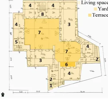 Figure 6.  The extension and additional spaces in proposed lay-out. 