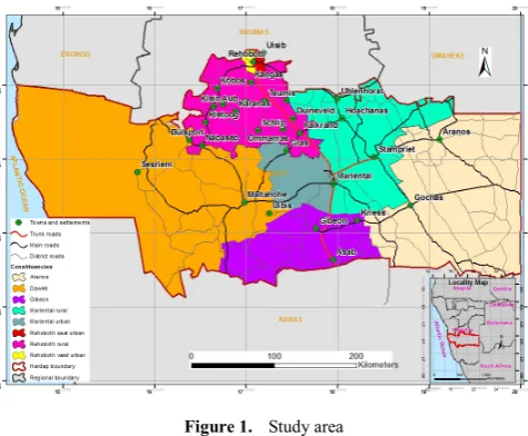 Figure 1.  Study area 