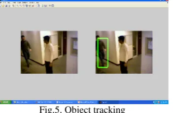 Fig.5. Object tracking