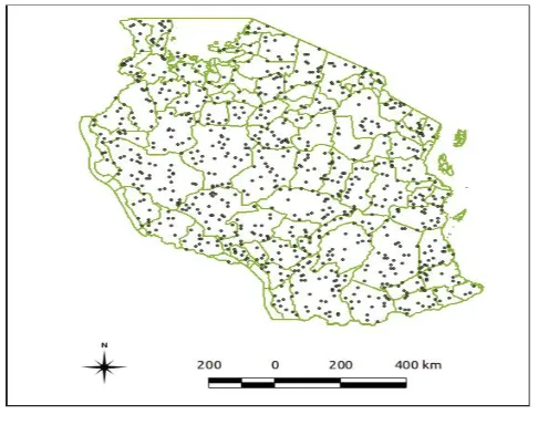 Figure 1 below shows the locations where soils samples 