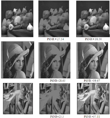 Fig.8. Reconstructed Images with wavelet transform and lifting with ABC(a) Original Image (b) Output of Wavelet Transform (c) Output of Lifting Scheme with ABC