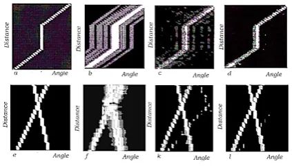 Figure 18.  Detection with a flexible array. a. Standard beamforming. b. Speckle-processing 