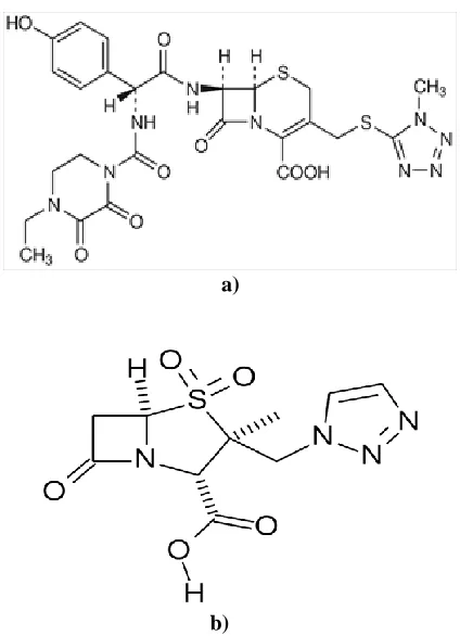 Fig 1: Structure of (a) Cefoperazone (b) Tazobactam[5] Though several methods are reported in literature for 