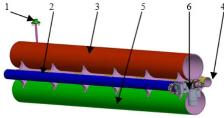 Figure 9.  The storage tube assembly components