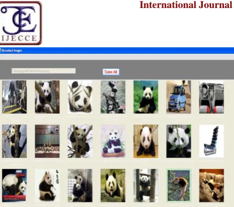 Fig.3.  Active Reranking method is applied here. User selects the image explicitly and tells by choosing the base image query