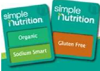 Fig. 9. Simple nutrition shelf tags [22] 