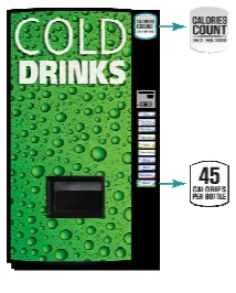 Fig. 13. Calories count vending program [28] 