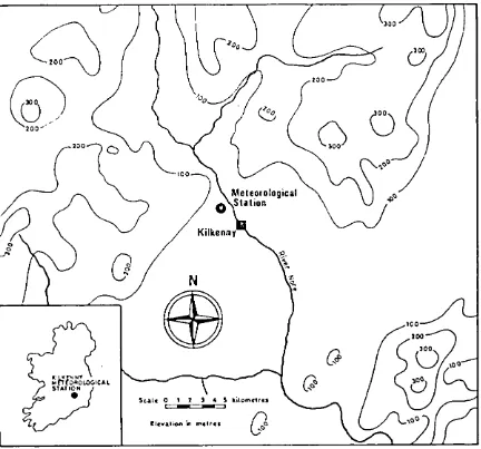 Fig. 4. Hap showing I 'cal Station, S'lte of Kilkenny Meteoro Ogl 