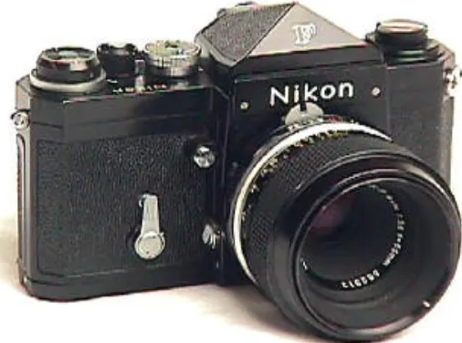 Figure 8. The First SLR Camera (All mechanism in one unit) - Nikon F  
