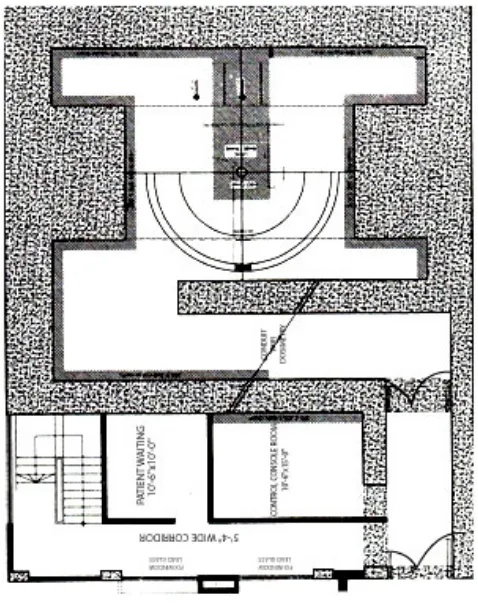 Figure 2.  Bunker Design of the LINAC 