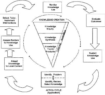 Figure 1.  Knowledge to action process [4] 