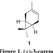 Figure 1. (+)-3-carene.  