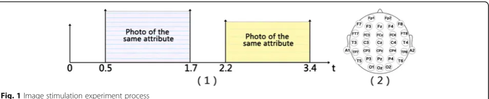 Fig. 1 Image stimulation experiment process