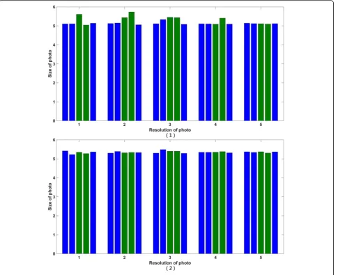 Fig. 5 The effect of resolution and size on entropy
