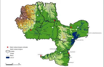 Figure 1. Physical-geographical background of the South-East Development Region. 