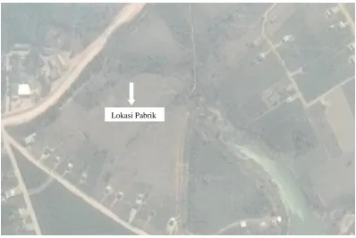 Gambar 1.1. Lokasi Pabrik Google-Maps, 2016. 