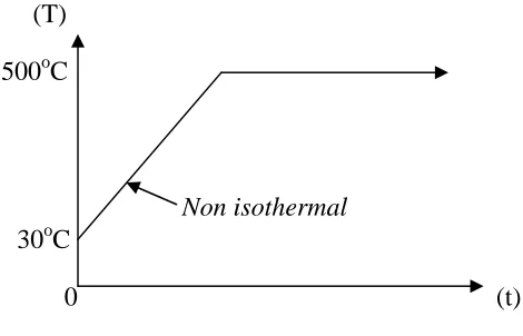 Gambar 2.11. Pirolisis Non isothermal