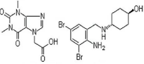 Figure no.1: structure of Acebrophylline. 