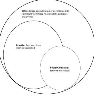 Figure 2.1 PERCEIVED INTERPERSONAL WORKPLACE EXCLUSION 