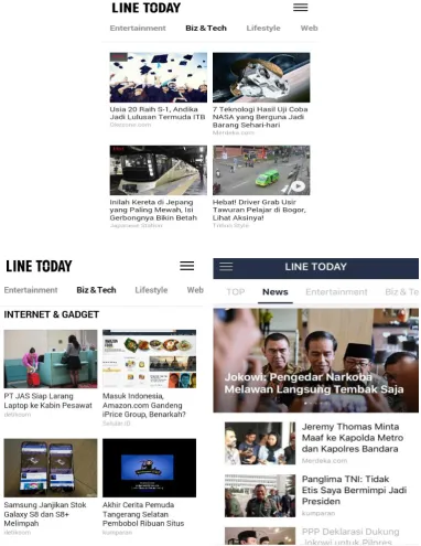 Gambar 5. Berita Biz&Tech 