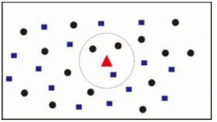 Gambar 11. Ilustrasi Metode K-NN 