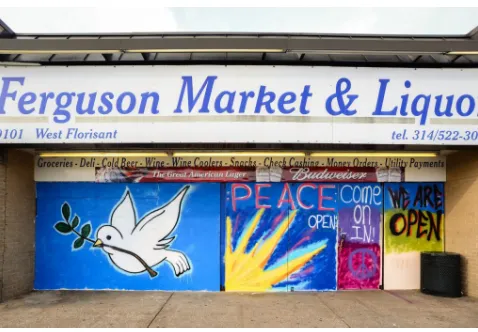 Figure 2. Carol Klein, Ferguson Mural #1, 2016 