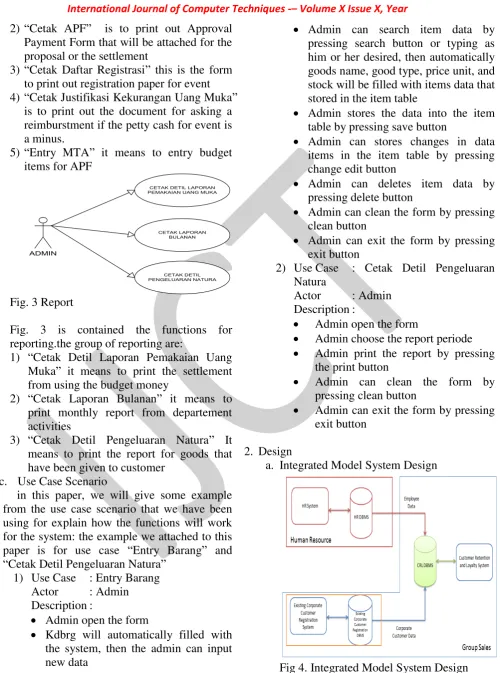 Fig 4. Integrated Model System Design 