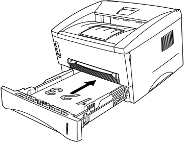 Fig. 1-21  Paper orientation for the paper cassette