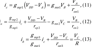 Fig. 3Small-signal equivalent model of the current generator 