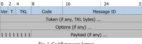 Fig. 1  CoAP message format 