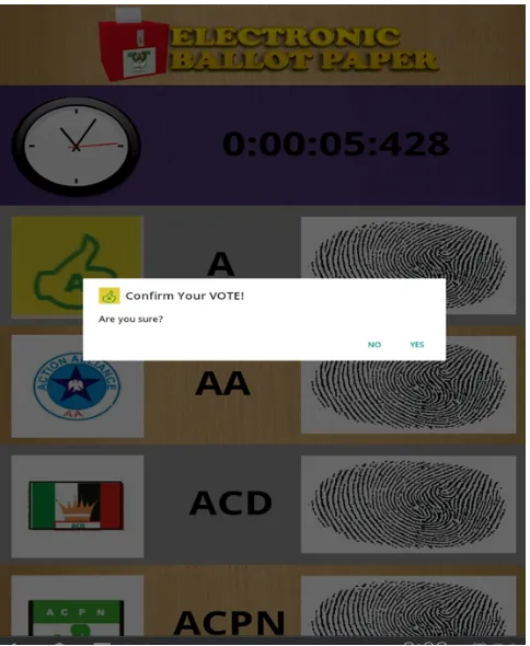 Fig. 5. Implementer Login Screen on an Android Tablet