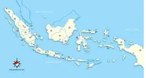 Fig 1. Map of Indonesia [3]
