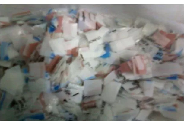 Figure 1: OMFED Polythene used 