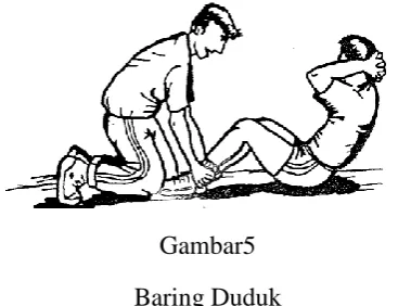 Gambar 4  Sikap Permulaan Baring Duduk 