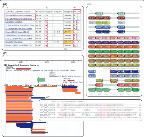 Figure 3 Orthologs of thescreenshot after addition of the new genes, which are indicated by the dashed box