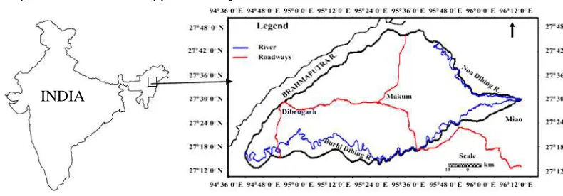 Fig 1: Location Map of the study area 
