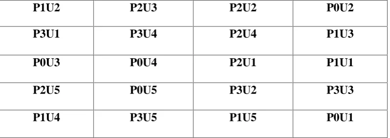 Gambar 2. Lay out penelitian