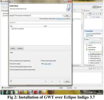 Fig 1: List of GAE registered Applications 